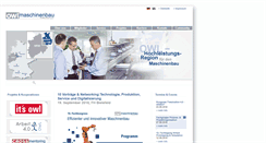 Desktop Screenshot of owl-maschinenbau.de